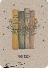 Postkarte: Für Dich / Bücher