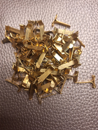 100 stück flachkopfklammern - 100,