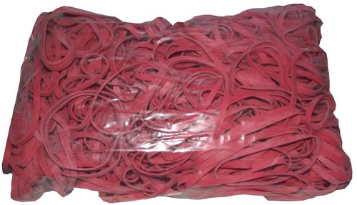 Gummiringe rot 100 mm - 1, kg